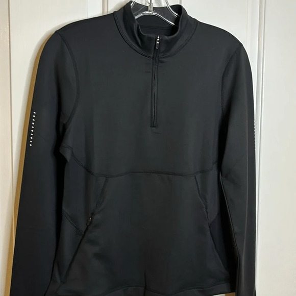 NWT women’s SWEATY BETTY THERMA RUNNING HALF ZIP in black size small - Picture 2 of 9
